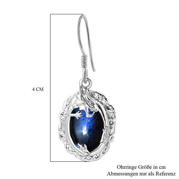 AAA Labradorit Ohrringe - 14,11 ct. image number 7