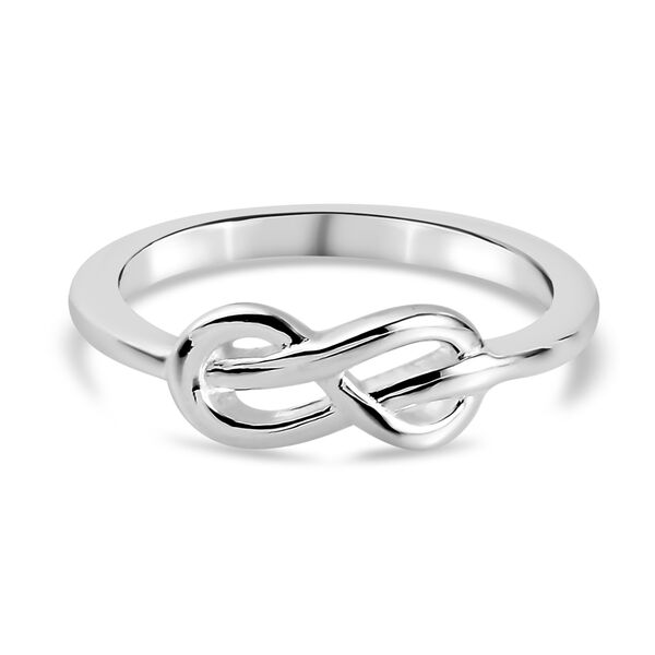 Unendlichkeits-Ring in 925 Silber