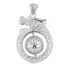 SHOPLC EXKLUSIVE - Spinning Drachen Anhänger, 925 Silber ca. 20,50g