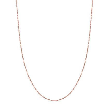 925 Silber ros&eacute;vergoldetKette ca. 50 cm