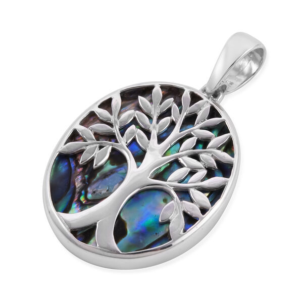 Royal Bali Kollektion - Abalone Muschel Anh&auml;nger 925 Silber ca. 3,27g image number 3