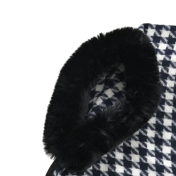 LA MAREY - Kunstpelz-Kimono, Schwarz image number 4