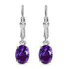 Afrikanische Amethyst Ohrringe, 925 Silber ca. 2,28 ct