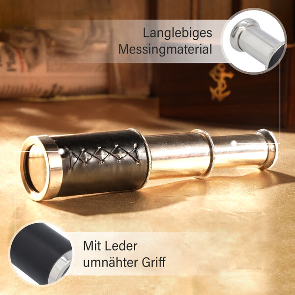 Teleskop mit Geschenkbox, Silber image number 5