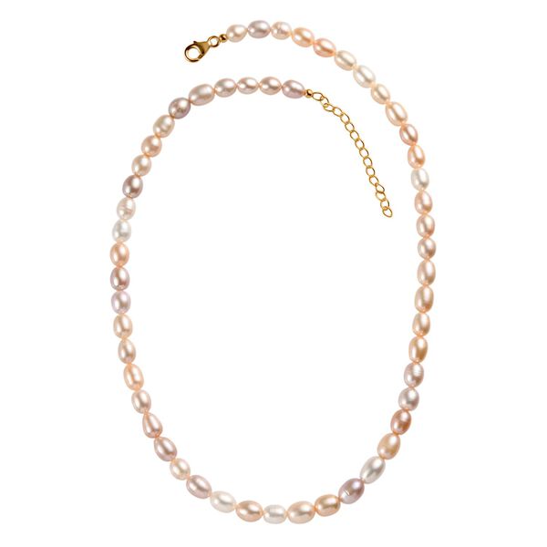 AA mehrfarbige S&uuml;&szlig;wasserperle 45cm Halskette image number 3