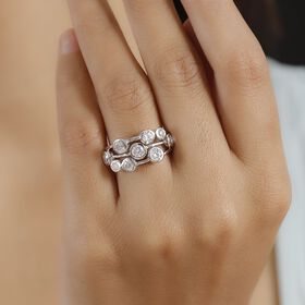 Moissanit Ring - 1,55 ct.