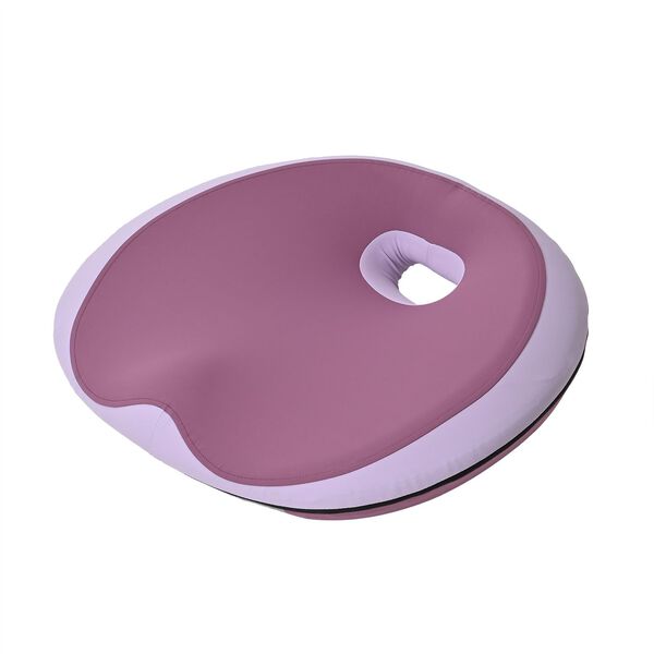 Memory Schaum Sitzkissen mit kühlendem Bezug und ergonomischem Design, 50×46×15cm, Lila image number 2