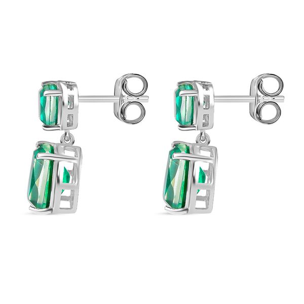 Pfau Triplett Quarz-Ohrringe in Silber, 8,13 ct. image number 5