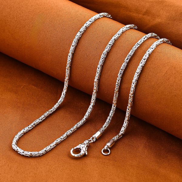 Royal Bali - 925 Silber Borobudur Halskette ca. 50 cm ca. 23.59g image number 2