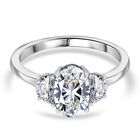 LUXURIANT DIAMOND - Lab Grown Diamant VS-EF IGI zertifiziert Ring 950 Platin (Größe 18.00) ca. 2.00 ct