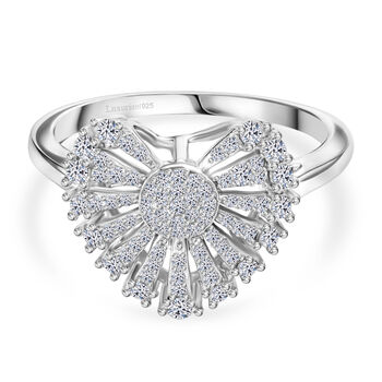 LUXURIANT DIAMOND - Lab Grown Diamant SI-GH Ring 925 Silber rhodiniert (Gr&ouml;&szlig;e 17.00) ca. 0.50 ct