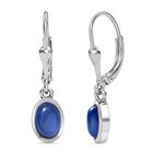 D'Joy Aurora Mondstein Ohrringe 925 Silber rhodiniert ca. 1.82 ct