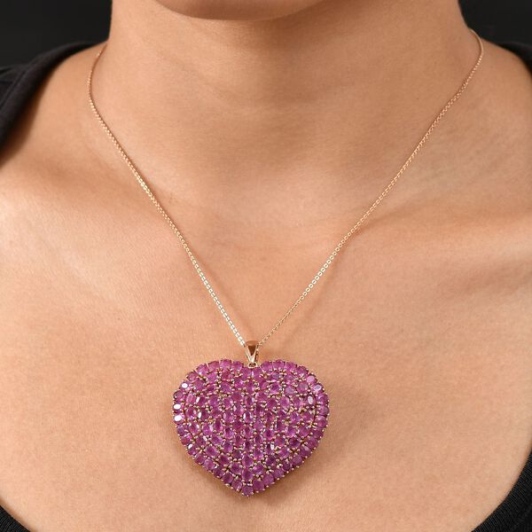 Ilakaka rosa Saphir Anhänger - 30 ct. image number 3