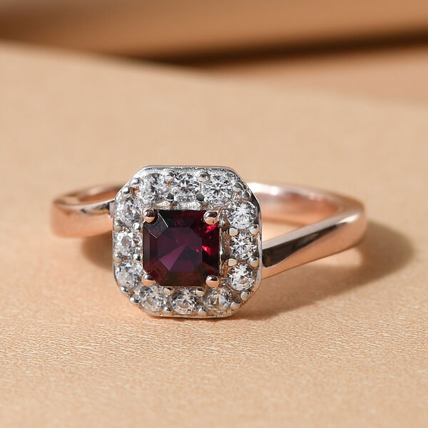 Anthill Granat und Zirkon Ring - 0,96 ct. image number 2