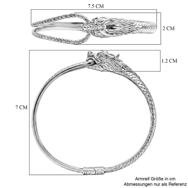 D'Joy Royal Bali -  925 Silber Armreif ca. 19 cm ca. 22,67g image number 6