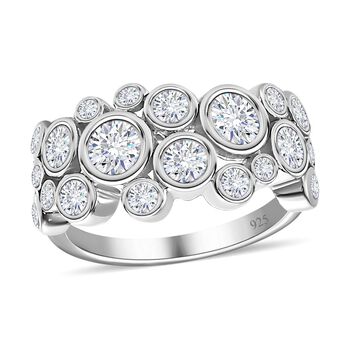 Moissanit Ring - 1,28 ct.