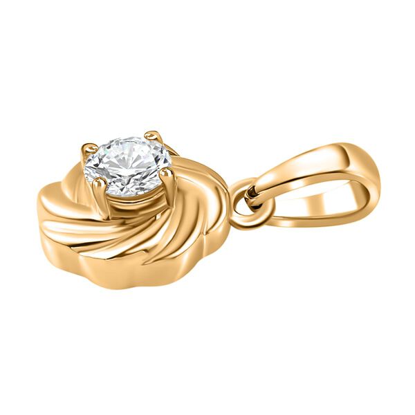 Moissanit Schmuckset, 925 Silber 750 Gelbgold Vermeil - 0,75 ct. image number 5