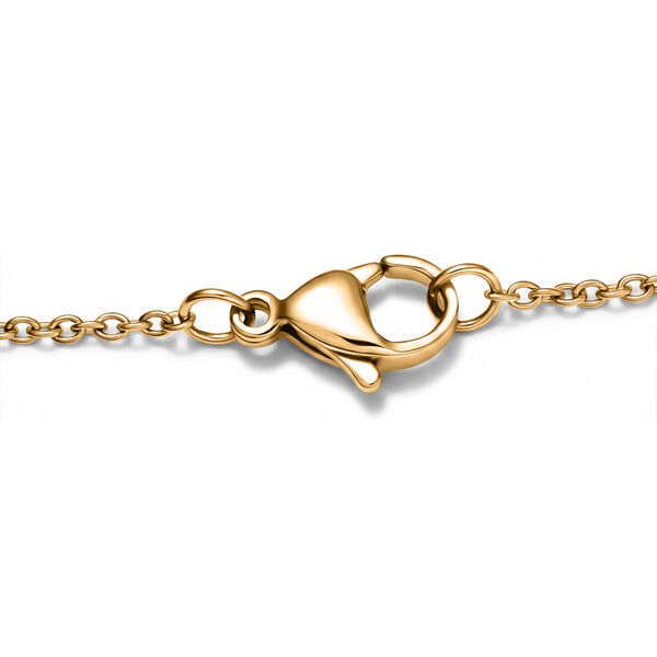 D'Joy Moissanit 45cm Halskette, 925 Silber vergoldet - 1,22 ct. image number 4