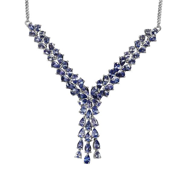 Tansanit 45cm Halskette - 12,28 ct. image number 0