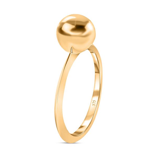 Kugelperle Ring, 375 Gelbgold image number 5