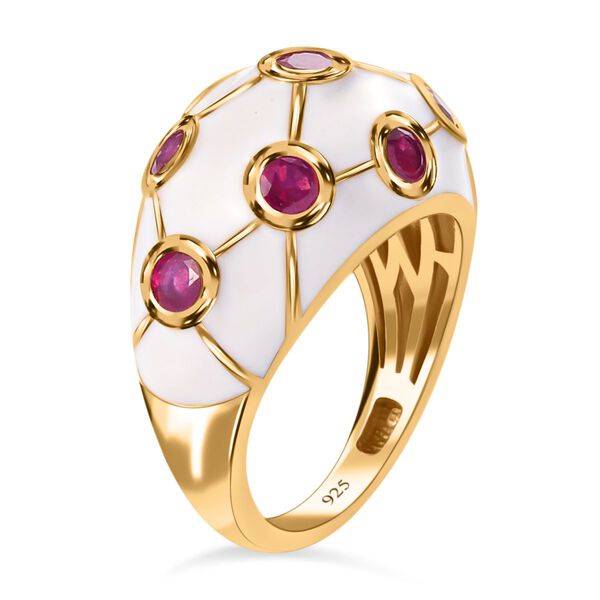 Emaillierter, afrikanischer Rubin-Ring - 1,69 ct. image number 5