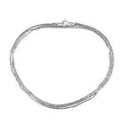 925 Silber Halskette ca. 150 cm ca. 52,80g