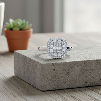 LUXURIANT SI-GH Labor Diamant Ring - 0,50 ct.
