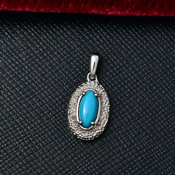 D'Joy AA Sleeping Beauty T&uuml;rkis Anh&auml;nger 925 Silber platiniert ca. 0.55 ct image number 2