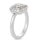 Diamant Ring 925 Silber platiniert  ca. 0,33 ct image number 4