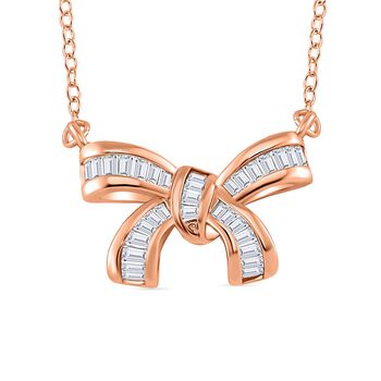 Wei&szlig;er Kristall Halskette ca. 45 cm Messing