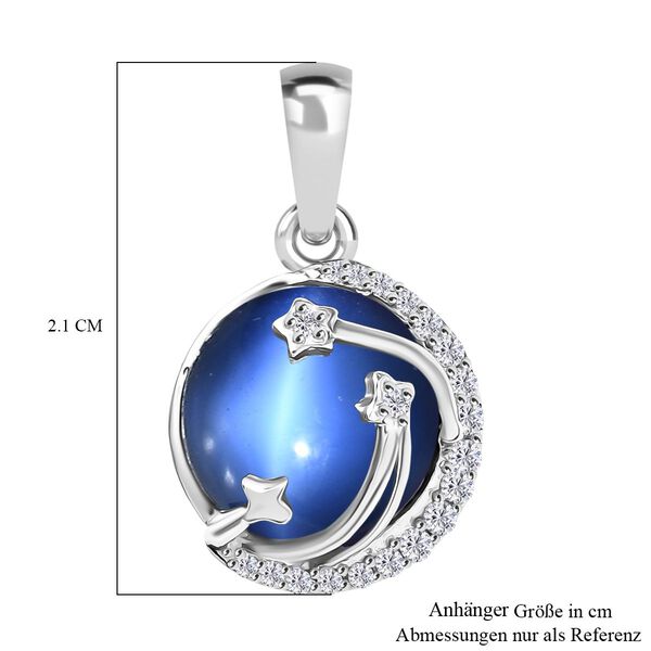 D'Joy Aurora Mondstein und Zirkon Anh&auml;nger - 3,92 ct. image number 6