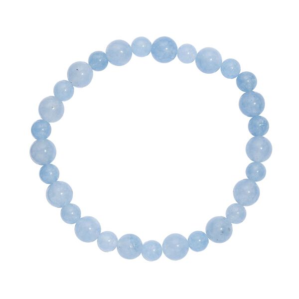 Aquamarin Armband, 19 cm - 80 ct.