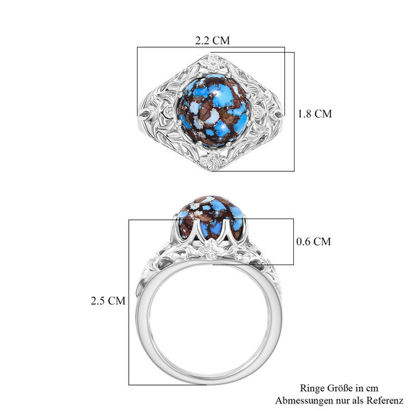 D'Joy Goldenhill T&uuml;rkis Ring - 4,36 ct. image number 7