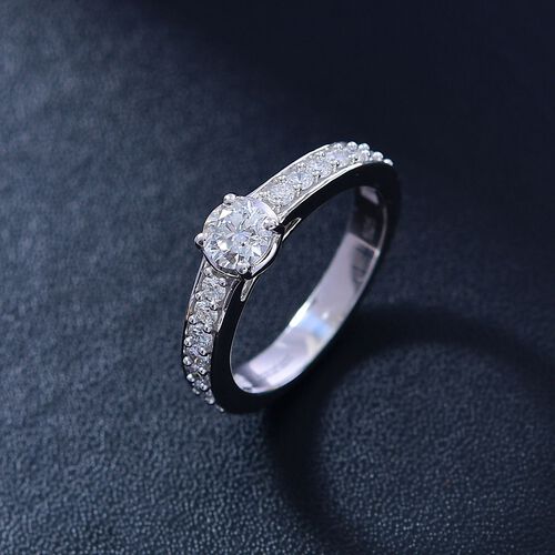 LUXURIANT DIAMOND- SGL zertifizierter VS-EF Labor Diamant Ring - 1 ct. image number 2