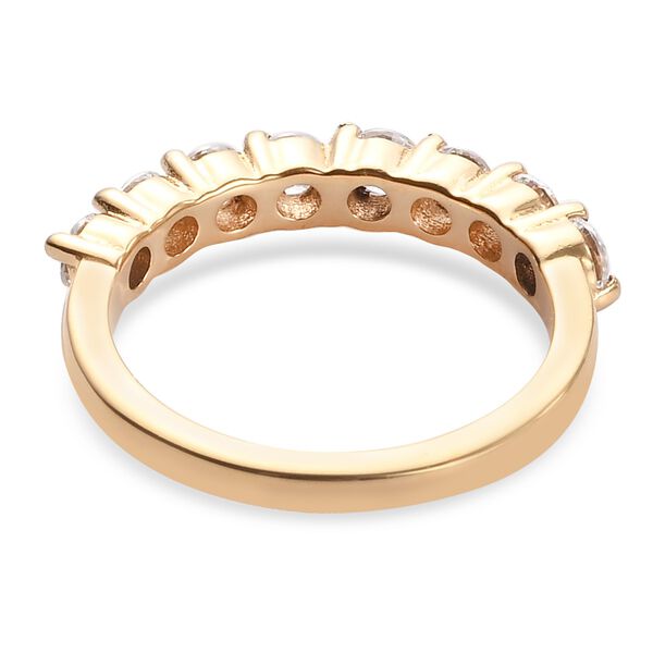 LUSTRO STELLA Hergestellt mit ZIRKONIA Ring 925 Silber 585 Vergoldet (Gr&ouml;&szlig;e 16.00) ca. 1,53 ct image number 6