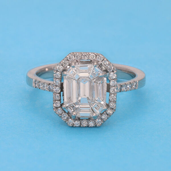 RHAPSODY - Diamant-Ring, IGI zertifiziert VS E-F, 950 Platin  ca. 1,00 ct image number 2