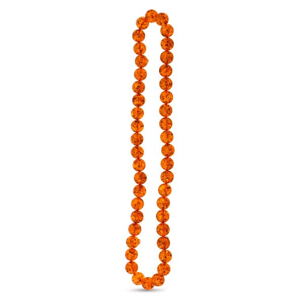 Synthetischer Bernstein Kette 61 cm image number 3