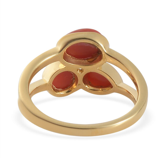 Koralle-Ring - 2,02 ct. image number 6