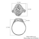 Royal Bali Kollektion - Ring mit floralem Design image number 6