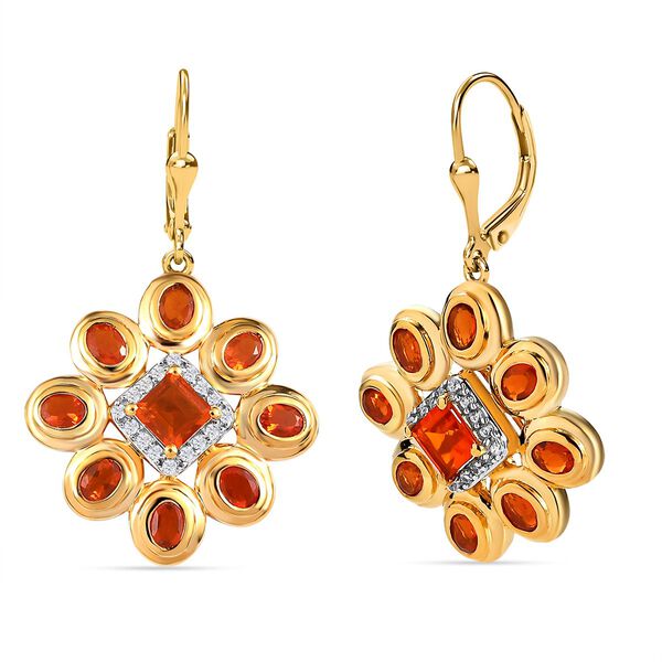 Salamanca Feueropal Ohrringe - 3,25 ct. image number 4