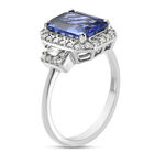 RHAPSODY AAAA Tansanit und Diamant-Ring, VS E-F, 950 Platin (Größe 17.00) ca. 3,89 ct image number 3