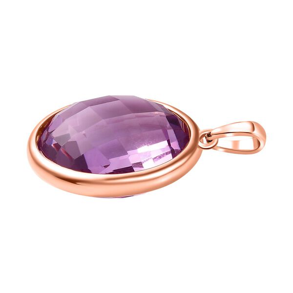 Rose De France Amethyst Anhänger - 28,37 ct. image number 4