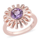 Rosa Amethyst-Ring, 925 Silber Roségold  ca. 1,19 ct image number 3