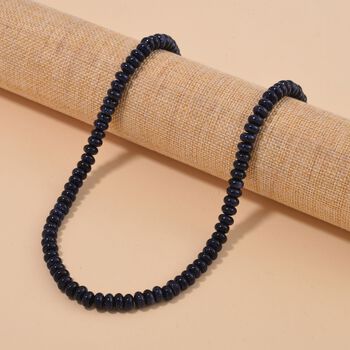 Blaue Sandstein Halskette, 45+5 cm - 200 ct.