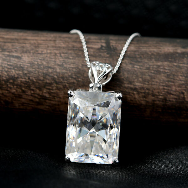 D'Joy Moissanit Anhänger mit 50cm Kette - 30 ct. image number 1