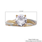 LUSTRO STELLA - Zirkonia Ring 925 Silber Bicolor  ca. 2,25 ct image number 4
