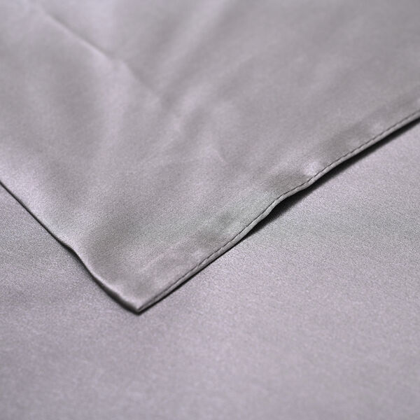 SERENITY NIGHT: Premium-Kollektion, 2er-Set - Kissenbez&uuml;ge aus 100% Maulbeerseide, Schwarz&nbsp; image number 6