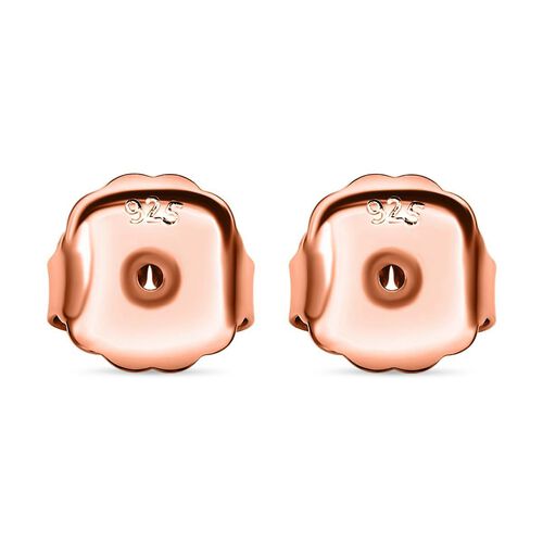 Ohrring-Verschluss, 925 Silber rosévergoldet