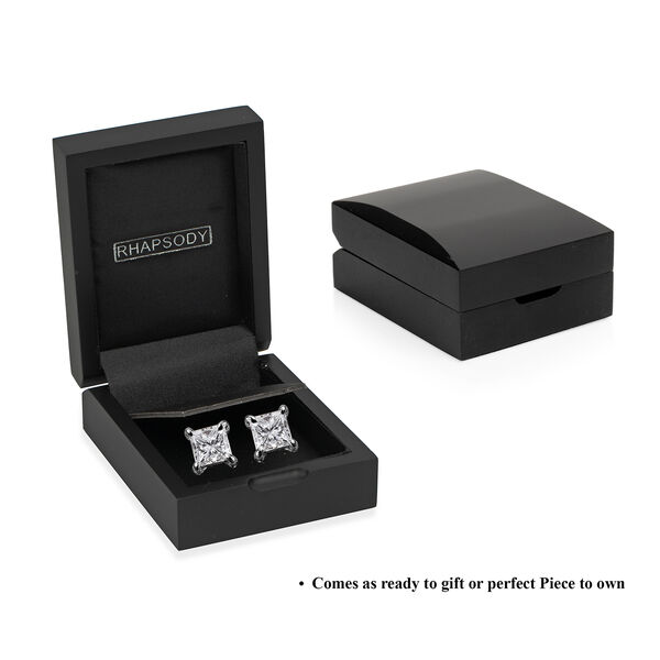 RHAPSODY Prinzessinnen-Schliff VS EF Diamant-Ohrringe - 0,20 ct. image number 7