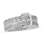 LUSTRO STELLA - Zirkonia Ring 925 Silber rhodiniert  ca. 3,81 ct image number 0